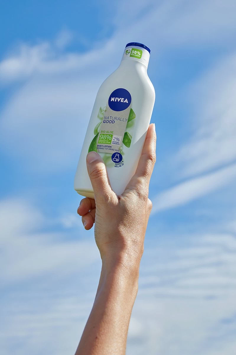 NIVEA Naturally Good Bio Aloë Vera Bodylotion - 350 Ml - Afbeelding 5