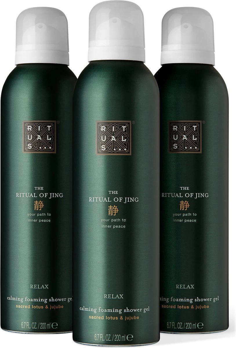 RITUALS The Ritual Of Jing Shower Foam Value Pack (3 Stuks)