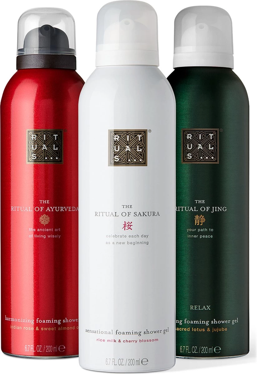 RITUALS Foaming Shower Gel (3 Stuks)