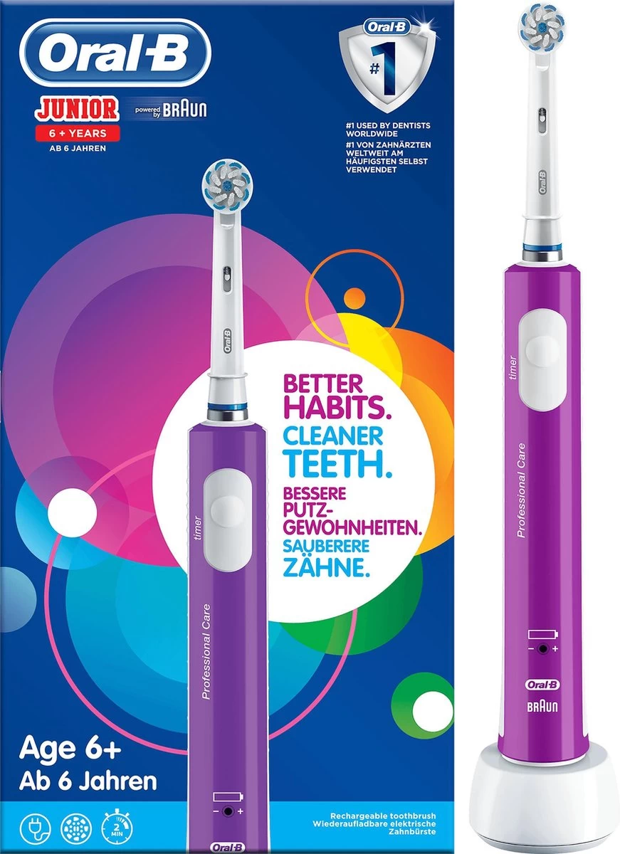 Oral B Oral-B Junior - Elektrische Tandenborstel - Paars - Afbeelding 12