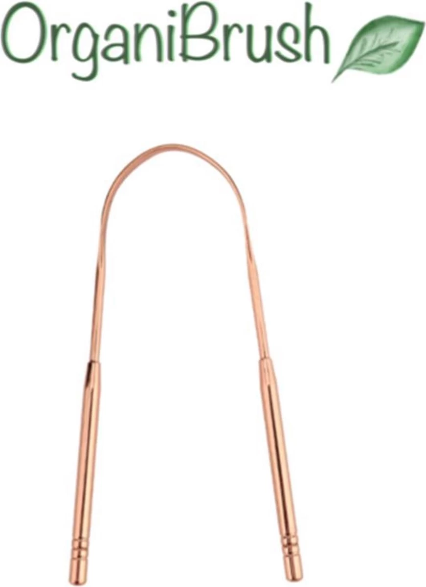 OrganiBrush 100% Koper Tongschraper / Tongreiniger - Antibacterieel - 2 Stuks - Afbeelding 7