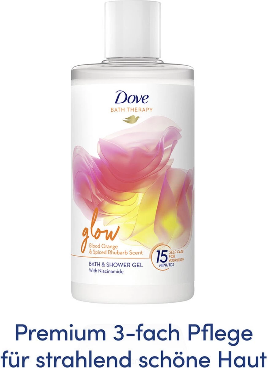 Dove Bath Therapy Glow - Badschuim & Douchegel - 400 Ml - Afbeelding 8