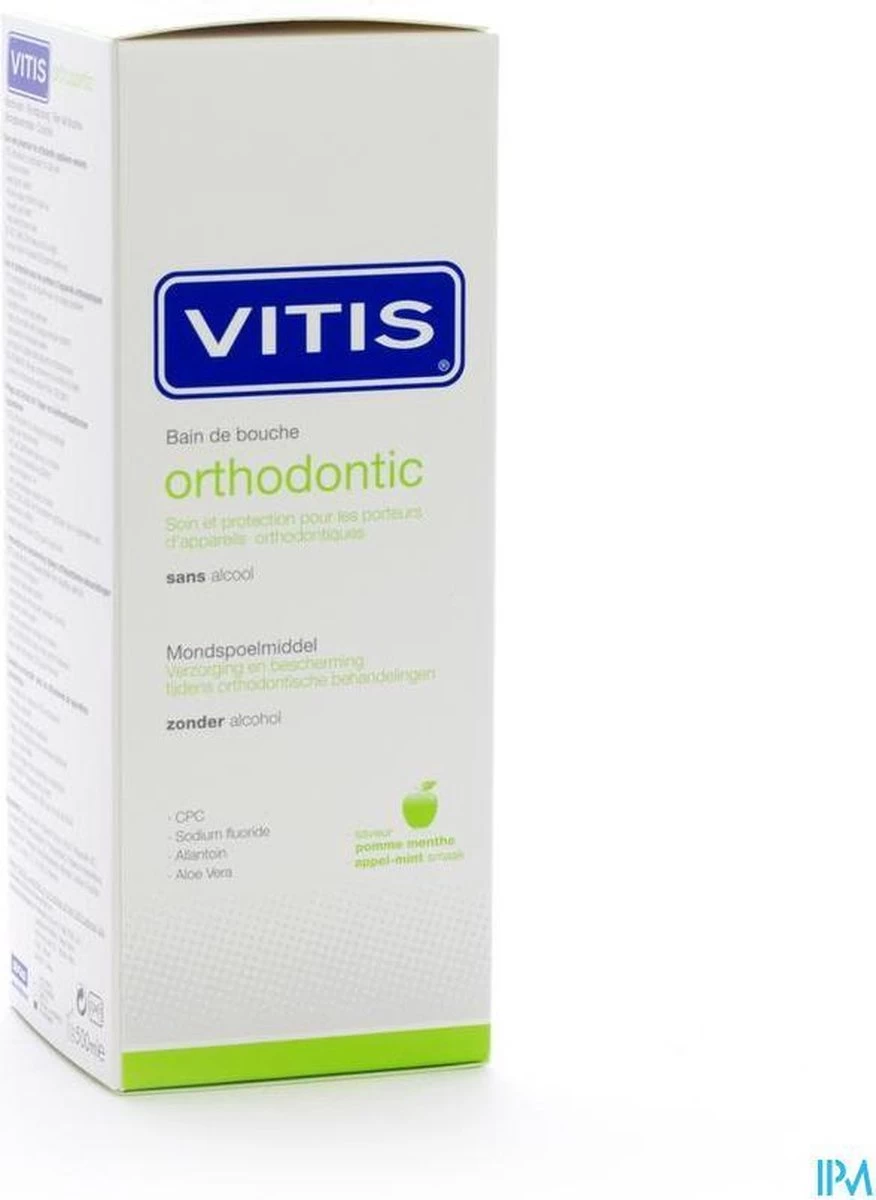 Vitis Orthodontic Mondspoelmiddel - 500 Ml - Mondwater - Afbeelding 3