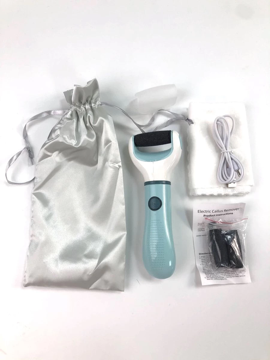 Vastu Eeltverwijderaar - Elektrische Oplaadbare Voetvijl Inclusief Opvangdoekje & Opbergzakje - Callus Remover - Inclusief Extra Opzetvijlen - Afbeelding 9