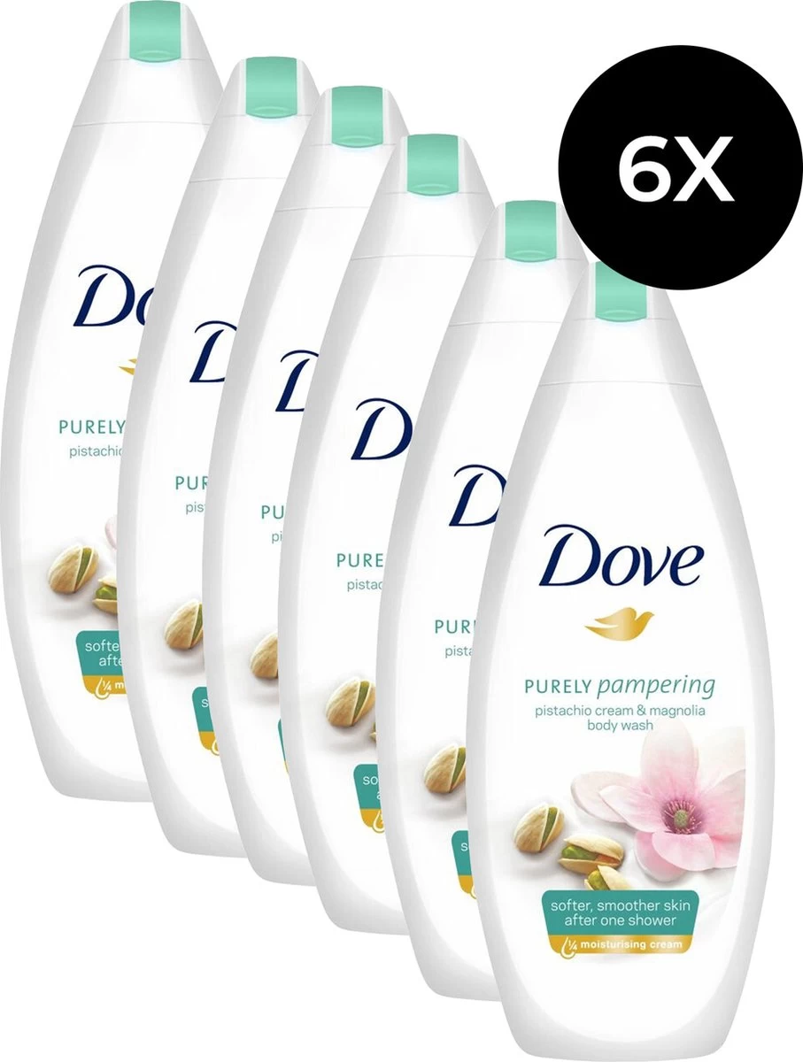 Dove Pistache & Magnolia Douchegel - 6 X 250ml - Voordeelverpakking