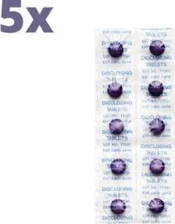 Tepe Plakverklikker Tabletten - 5 X 10 Stuks - Voordeelverpakking