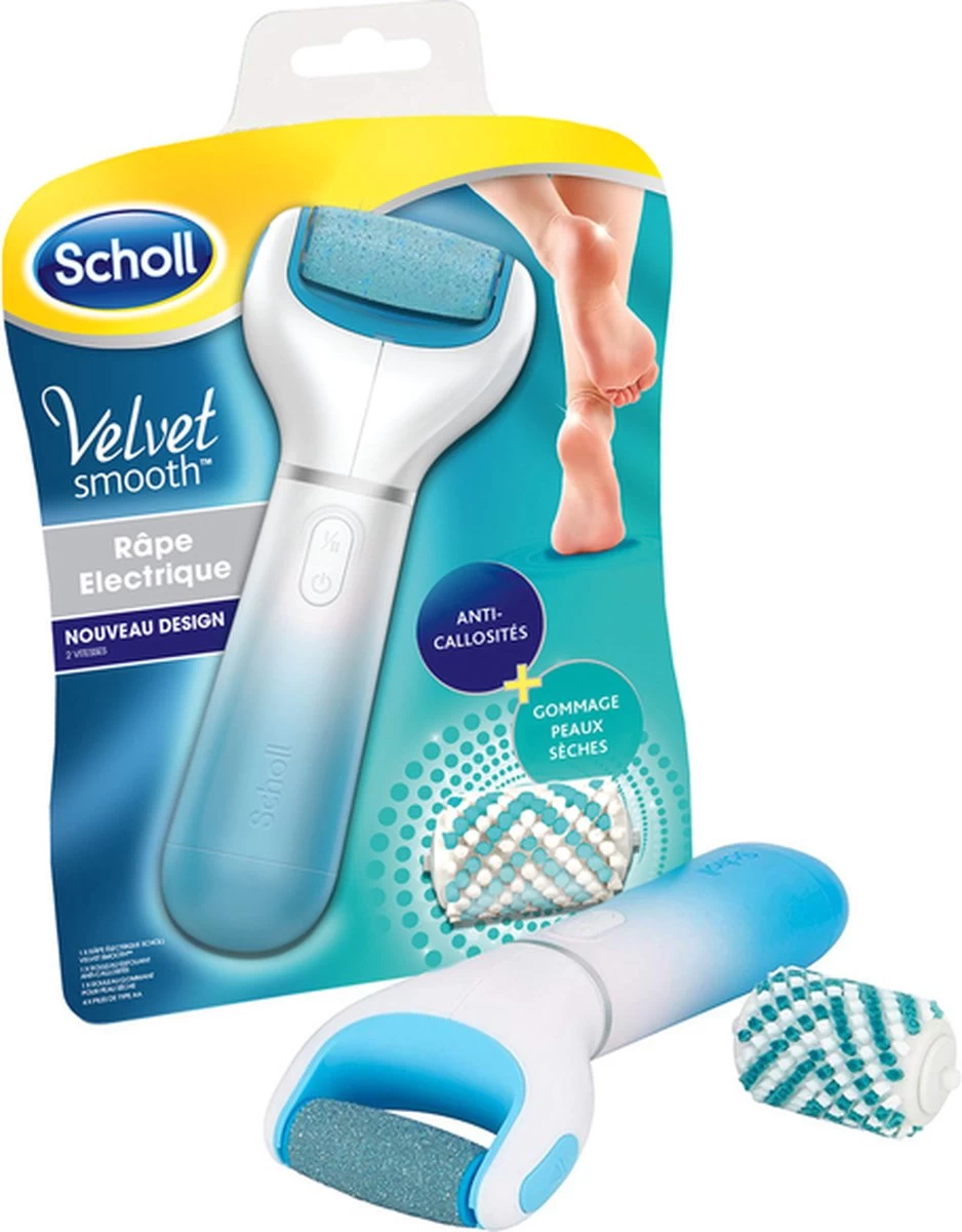 Scholl Velvet Smooth - Elektrische Eeltvijl - Blauw - 1 Stuk - Afbeelding 2