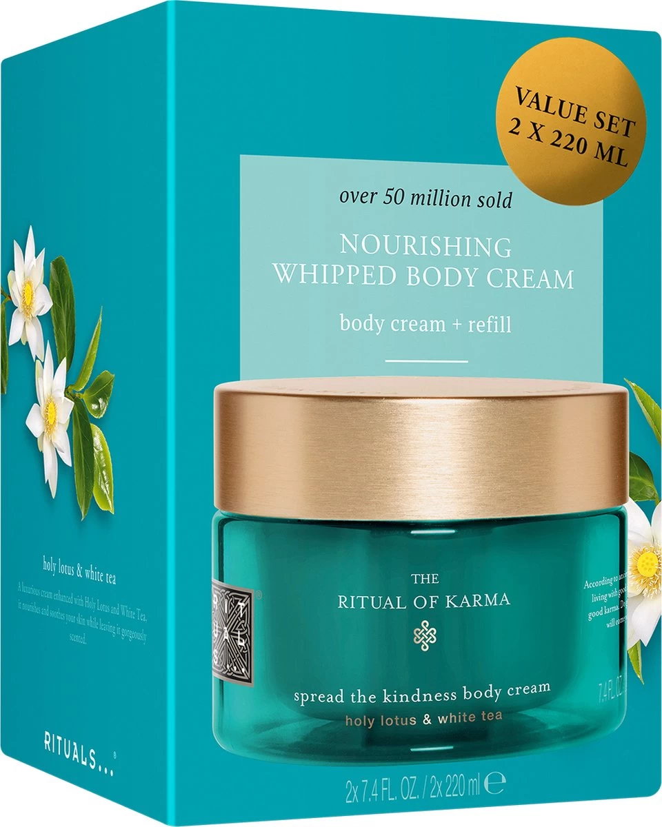 RITUALS The Ritual Of Karma Body Cream & Refill Duo - 440 Ml - Afbeelding 2