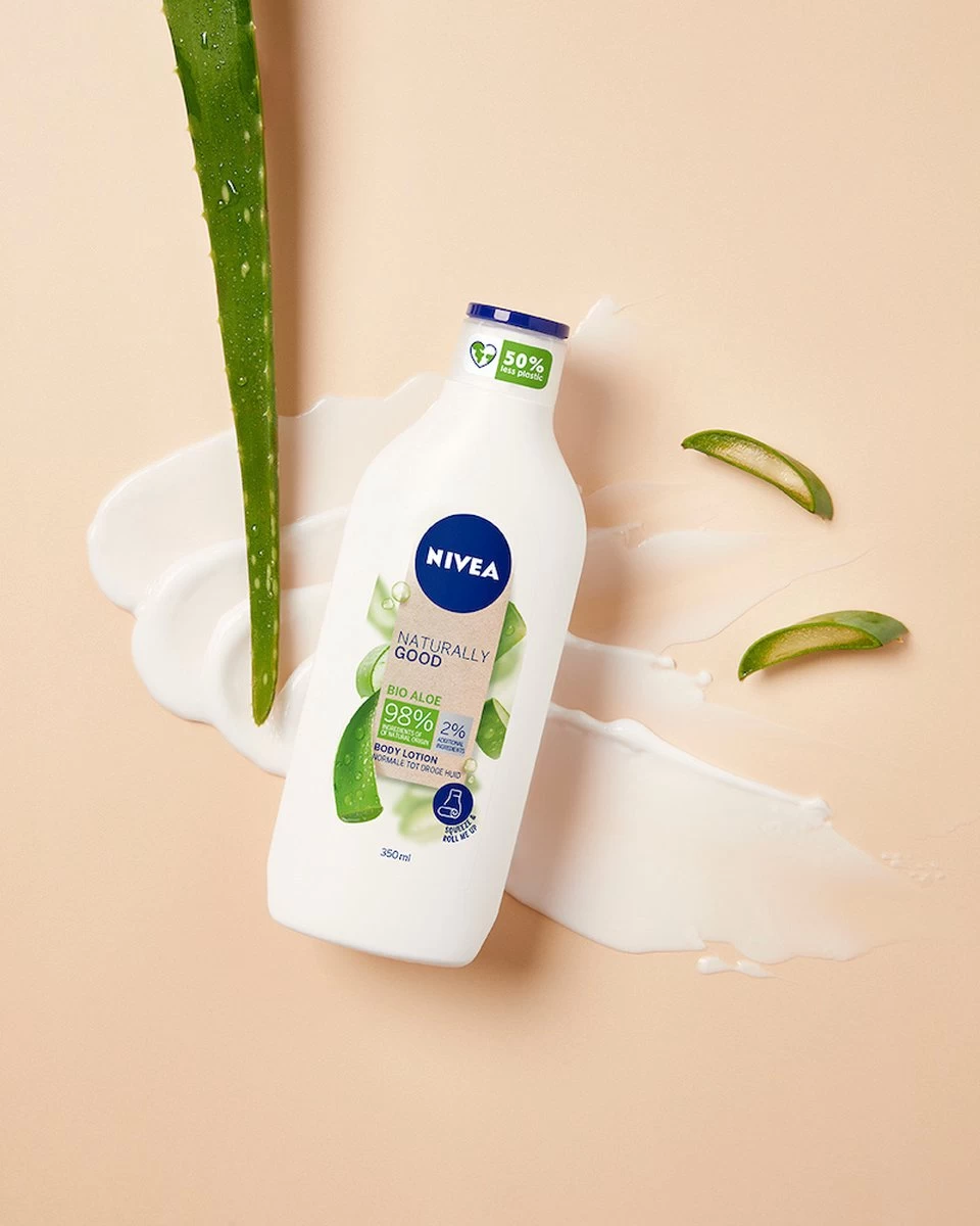 NIVEA Naturally Good Bio Aloë Vera Bodylotion - 350 Ml - Afbeelding 7