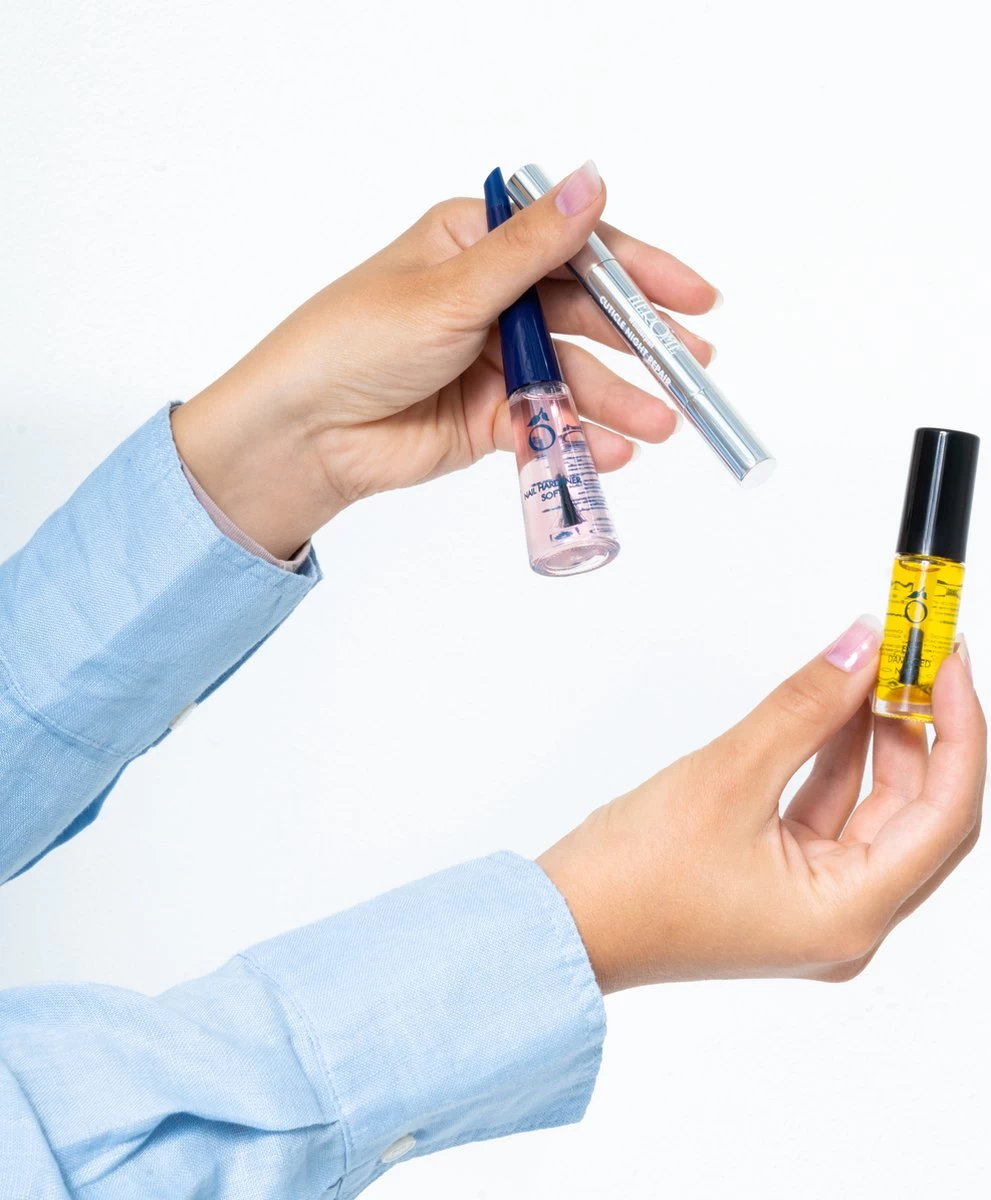 Herome 3 In 1 Manicure Nagelverzorging Set – Nagelriemolie, Nagelriemcrème En Nagelverharder - Grote Verpakking - Afbeelding 7